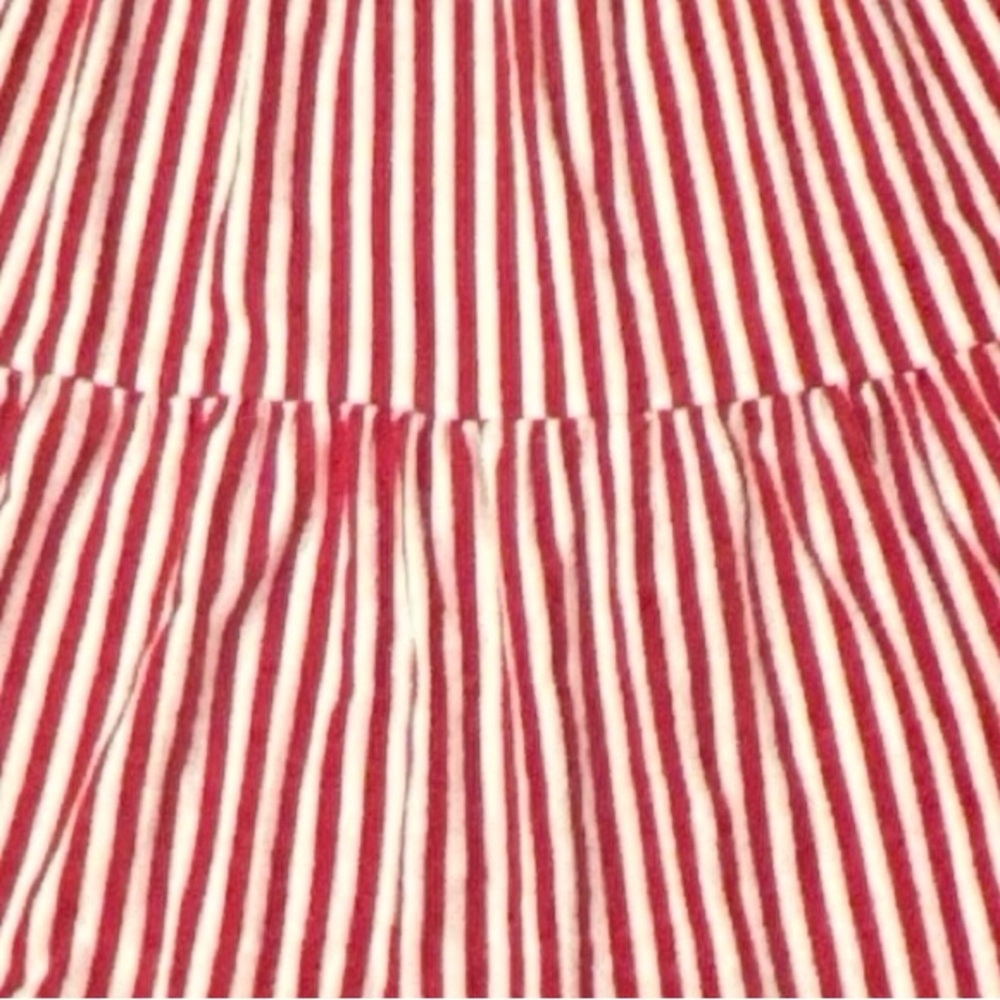 Red and White Striped Maxi Dress - Picture 4 of 7